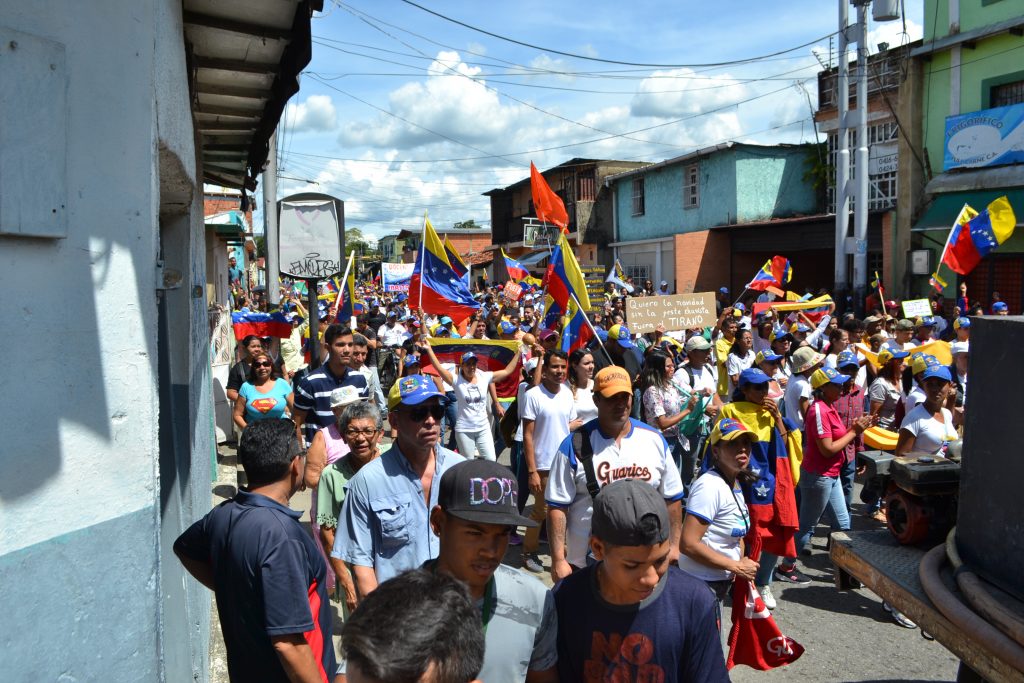 Gobierno represivo de José Vásquez bloquea con la GNB Marcha Opositora en Guárico