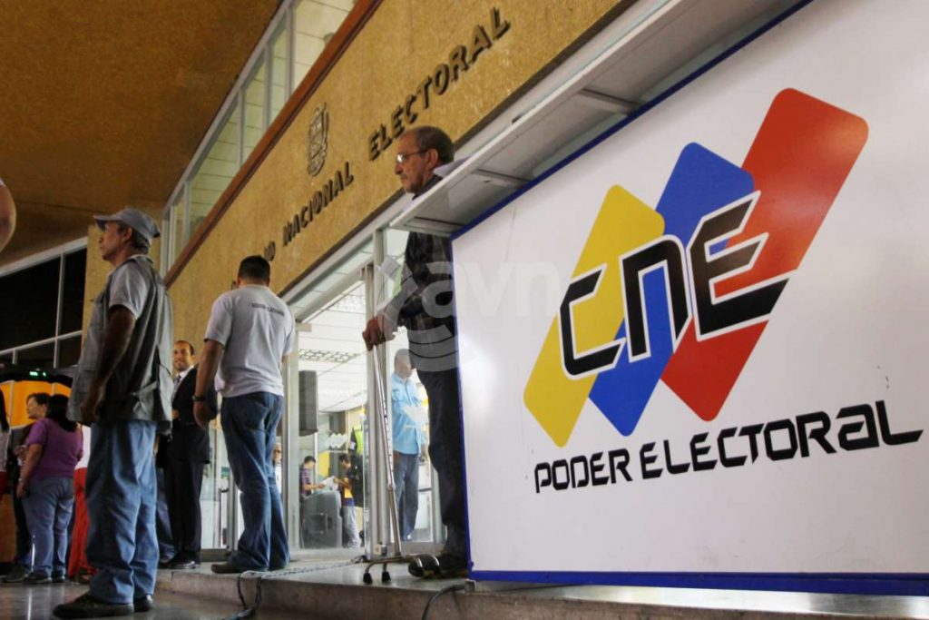 El CNE configuró el tarjetón electoral para las parlamentarias del 6 de diciembre