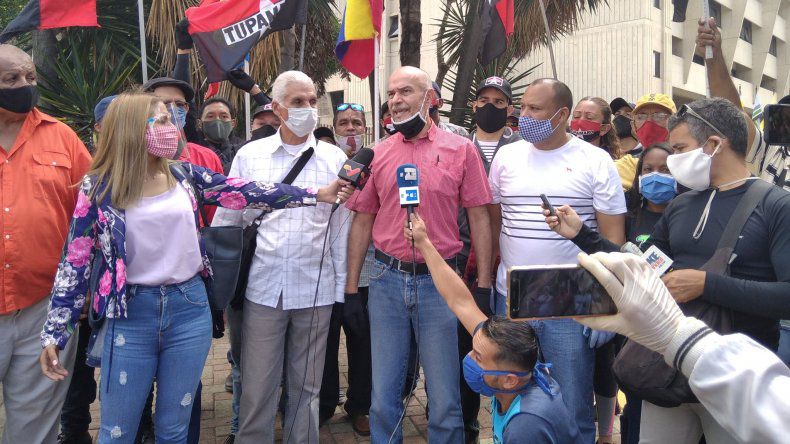 Directiva de Tupamaro protesta frente al TSJ y pide "respeto a la autonomía" del partido