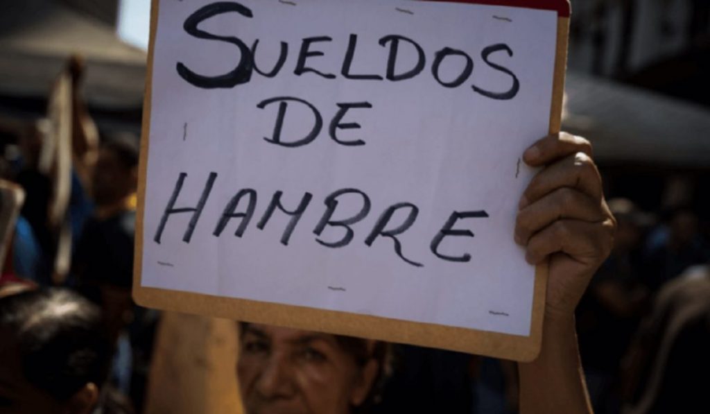 Salario mínimo en Venezuela sube, pero eso no alcanza para un kilo de carne