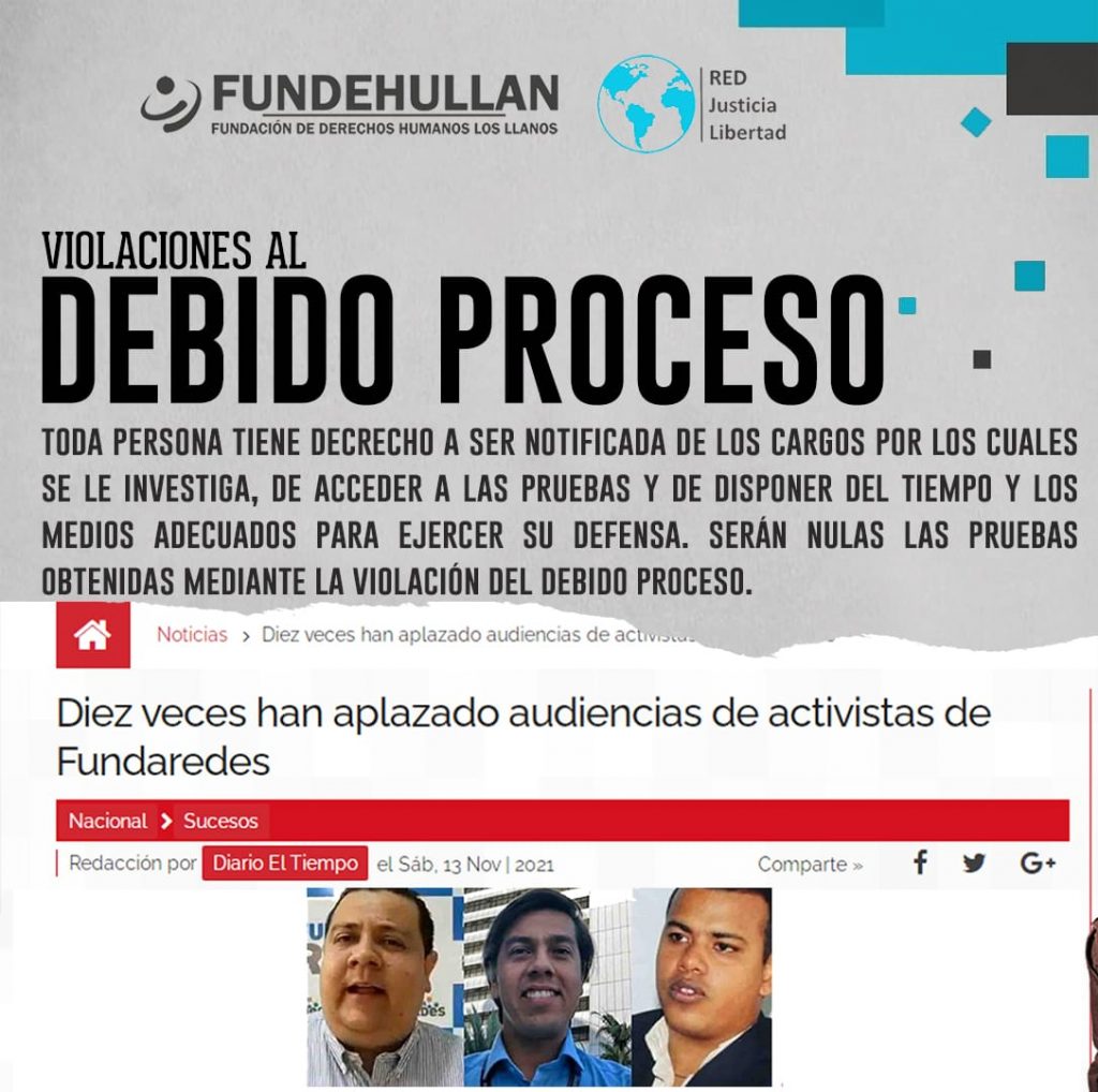 Red Justicia Libertad denunció vulneración del derecho al debido proceso a través de campañas en RRSS