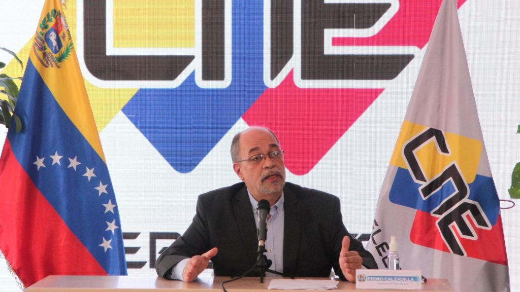 Calzadilla, presidente del CNE: “Cronograma electoral tiene un avance del 82%”