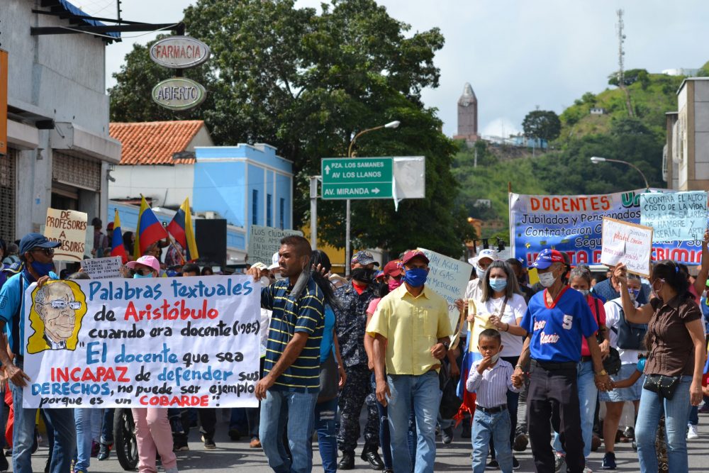 Más de 1.231 protestas laborales se registraron en Venezuela durante el 2021