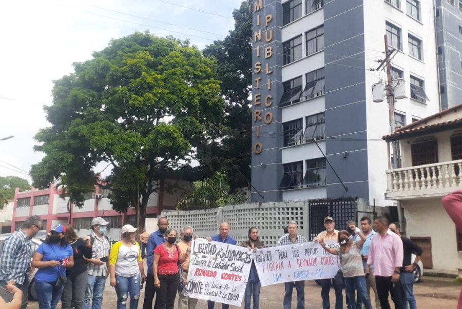 Protestan por la liberación del dirigente político Reynaldo Cortés a 47 días de su detención
