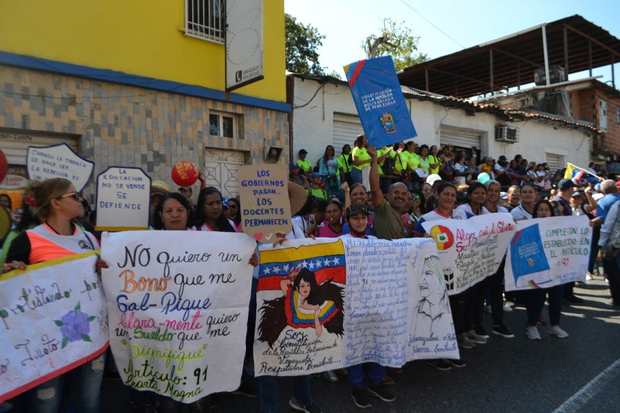 El Sector Educativo en Guárico lleva 17 días de protesta: “El que se cansa pierde y no me da la gana de cansarme”