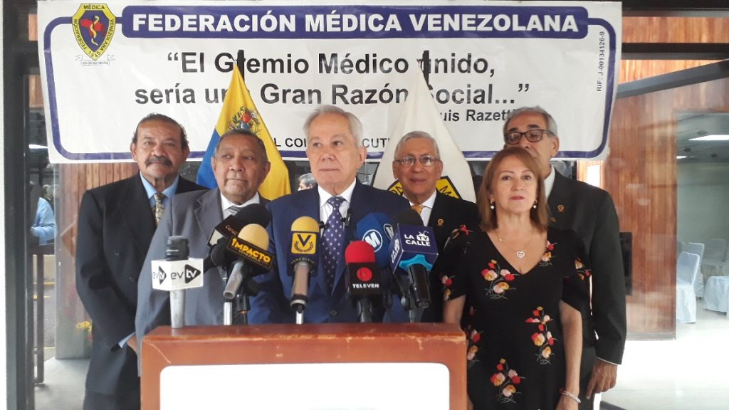 Federacion Médica de Venezuela reiteran llamado al gobierno sobre necesidad de enfrentar la crisis hospitalaria