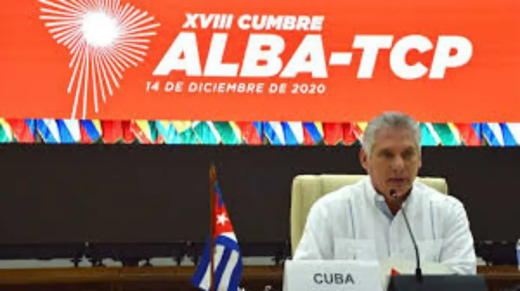 Díaz-Canel en cumbre ALBA en Caracas