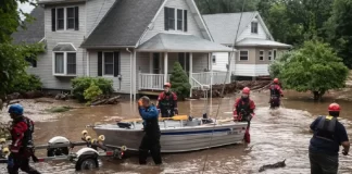 Más de 8 millones de personas alertas por inundaciones en EE.UU