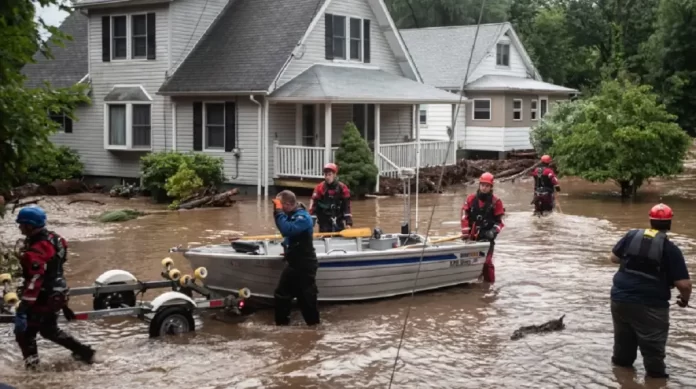 Más de 8 millones de personas alertas por inundaciones en EE.UU