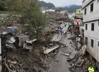 Intensas lluvias en Ecuador dejan víctimas y desaparecidos