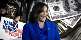 Trump denuncia a Harris por fondos de campaña de Biden