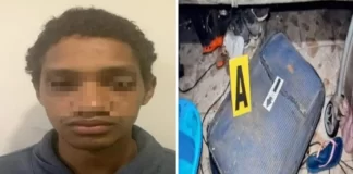 Joven asesina a su novia y esconde el cuerpo en una maleta