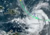 Tormenta Ernesto pasa por Caracas y sigue hacia Puerto Rico