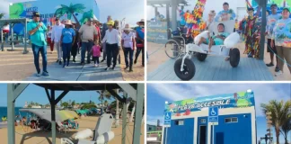 Falcón abre su primera playa accesible para discapacitados