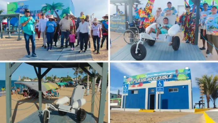 Falcón abre su primera playa accesible para discapacitados