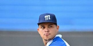 El calaboceño  Acevedo se alista para temporada con Magallanes