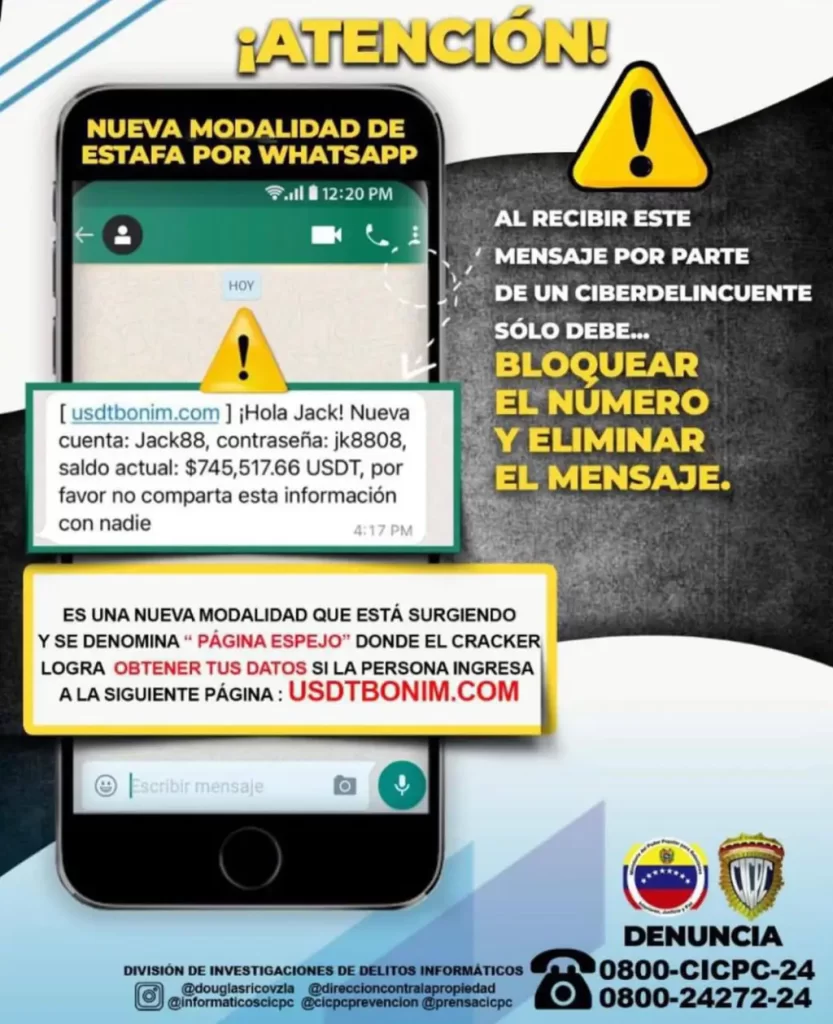 Entre los métodos más comunes empleados se encuentran las estafas a través de redes sociales como WhatsApp y plataformas bancarias.