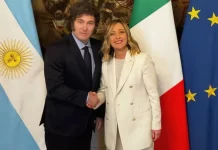 Meloni y Milei se reúnen para "atacar" a Venezuela