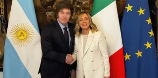 Meloni y Milei se reúnen para "atacar" a Venezuela