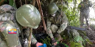 Procesan a dos militares de Ecuador por extralimitarse en operación de control de armas