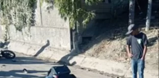 Motorizado delivery muere en colisión con funcionario de la PNB