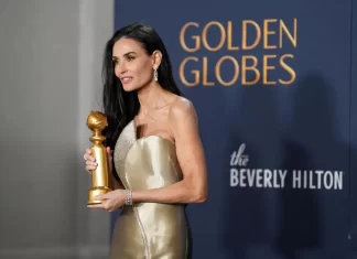 Las hijas de Demi Moore celebran su primer Globo de Oro