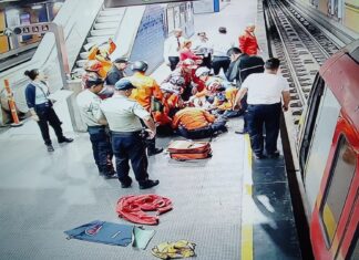 Hombre intenta suicidarse en el Metro y sufre amputación
