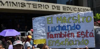 Suspensión de salarios a maestros en Venezuela