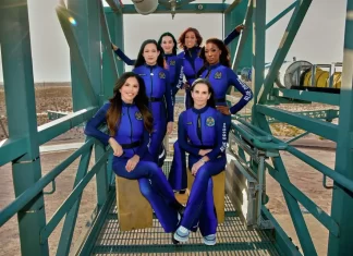 Blue Origin lanza su primer vuelo espacial con tripulación 100 % femenina