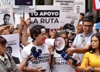 Familiares de presos políticos en Venezuela inician ruta internacional por la libertad