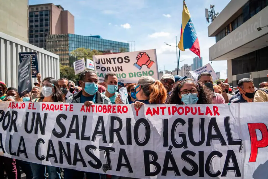 ASI Venezuela exige aumento salarial que cubra la canasta básica en el Día del Trabajador