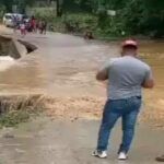 Lluvias colapsan vía en Falcón y aíslan a pueblos costeros