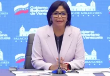 Vicepresidenta Delcy Rodríguez afirma que Venezuela enfrenta una guerra económica