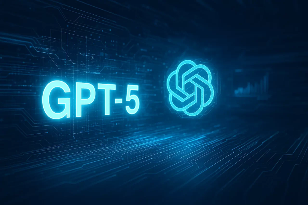 GPT-5 de OpenAI frente a Grok 5 de Elon Musk, ilustración tecnológica futurista